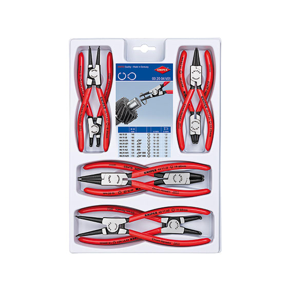 ABC TOOLS SPA - ABCB17538000 ASS. B 1753/8 CON 8 PINZE