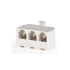 SCAME PARRE SPA - SCA180.799 TRIPLICATORE AVORIO PLUG 6/4