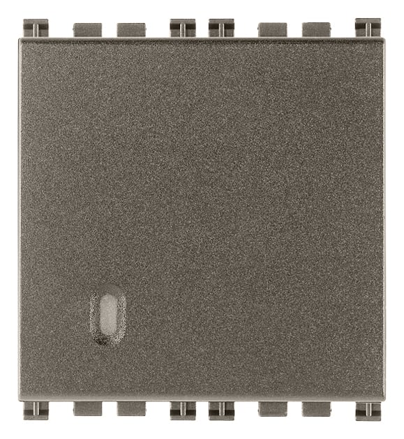 VIMAR S.P.A. - VIW19001.2.M Interruttore 1P 16AX 2M Metal