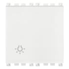VIMAR SPA - VIW19008.2.L.B PULSANTE 1P NO 10A LUCE 2M BIANCO
