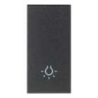 VIMAR SPA - VIW19021.L TASTO 1M SIMBOLO LUCE GRIGIO