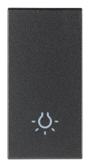 VIMAR SPA VIW19021.L TASTO 1M SIMBOLO LUCE GRIGIO