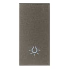 VIMAR SPA - VIW19021.L.M TASTO 1M SIMBOLO LUCE METAL