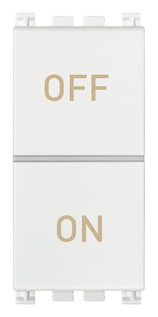 VIMAR SPA VIW19058.B DUE PULSANTI INDIPEND. NO+NC 10A BIANCO