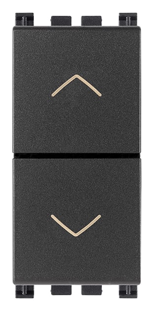 VIMAR SPA VIW19062 DUE PULSANTI INTERBLOCC.NO+NO 10A GRIGIO