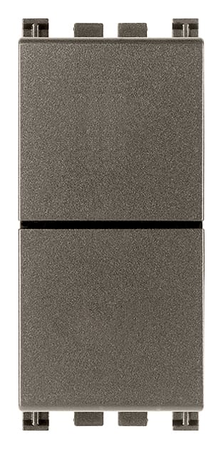 VIMAR SPA VIW19066.M DUE PULSANTI INDIPEND.NO+NO 10A METAL