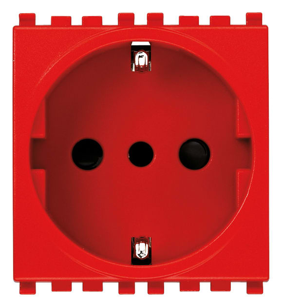 VIMAR SPA VIW19209.R PRESA 2P+T 16A P30 ROSSO