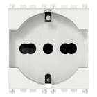 VIMAR SPA - VIW19210.B PRESA 2P+T 16A UNIVERSALE BIANCO