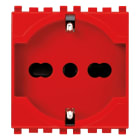 VIMAR SPA - VIW19210.R PRESA 2P+T 16A UNIVERSALE ROSSO