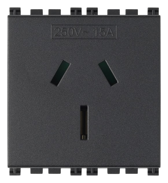 VIMAR SPA VIW19262 PRESA SICURY 2P+T 15A AUSTRALIA GRIGIO
