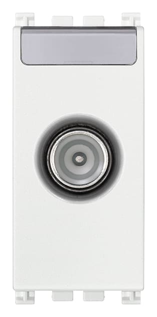 VIMAR SPA VIW19300.10.B PRESA TV-RD-SAT PASSANTE BIANCO