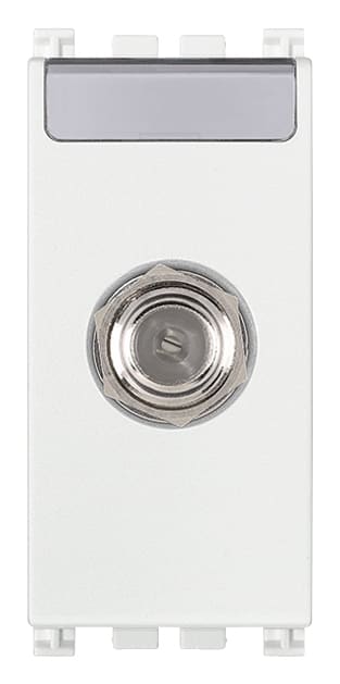 VIMAR SPA VIW19318.B PRESA COASSIALE TIPO F FEMMINA BIANCO