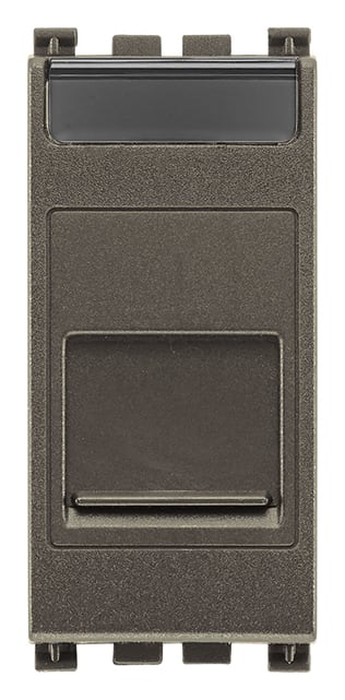 VIMAR S.P.A. - VIW19337.C.M Adattatore portello RJ45 Keystone Metal