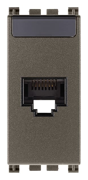 VIMAR S.P.A. - VIW19339.11.M Presa RJ45 Netsafe Cat5e UTP Metal