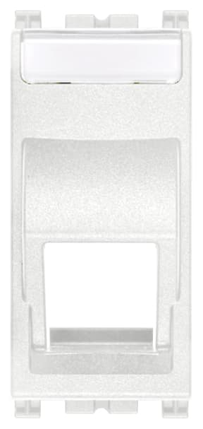 VIMAR S.P.A. - VIW19343.K.B ADATTATORE RJ45 INCLINATO BIANCO