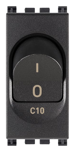 VIMAR SPA VIW19405.10 INTERRUTTORE MT 1P+N C10 120-230V GRIGIO
