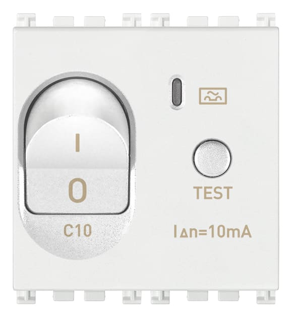 VIMAR SPA VIW19411.10.B INTERRUTTORE MTDIFF.1P+N C10 10MA BIANCO
