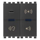 VIMAR SPA - VIW19586 Microfono di chiamata grigio