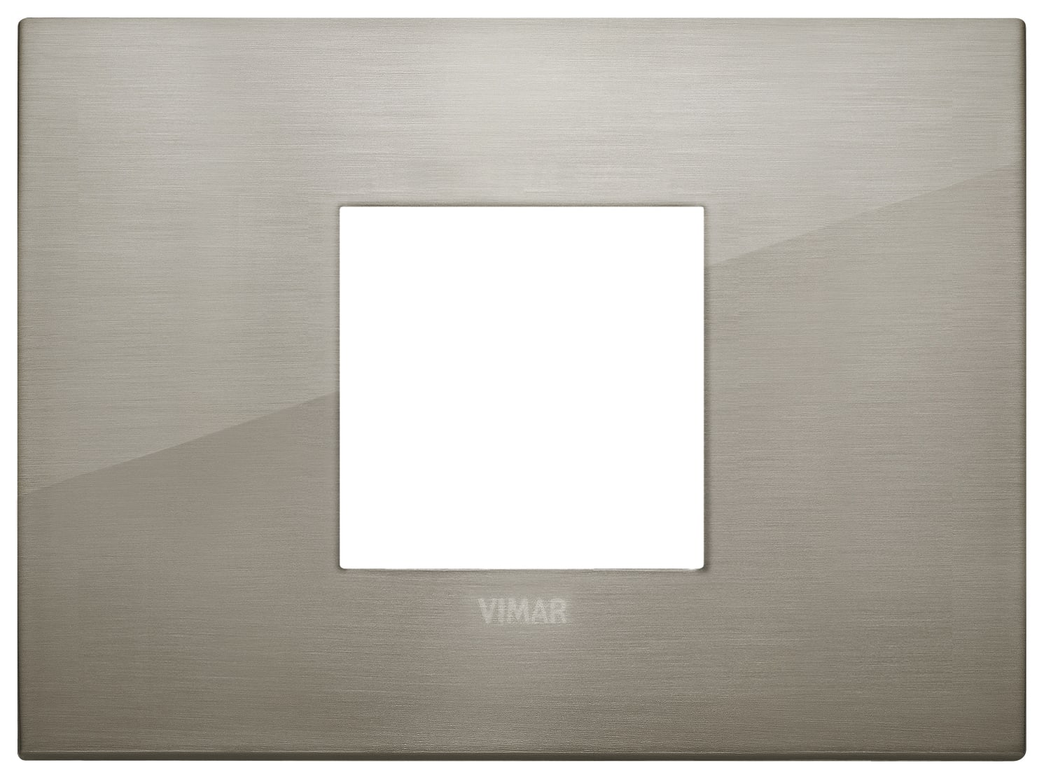 VIMAR SPA VIW19652.08 PLACCA CLASSIC 2M CEN ACCIAIO SPAZZOLATO