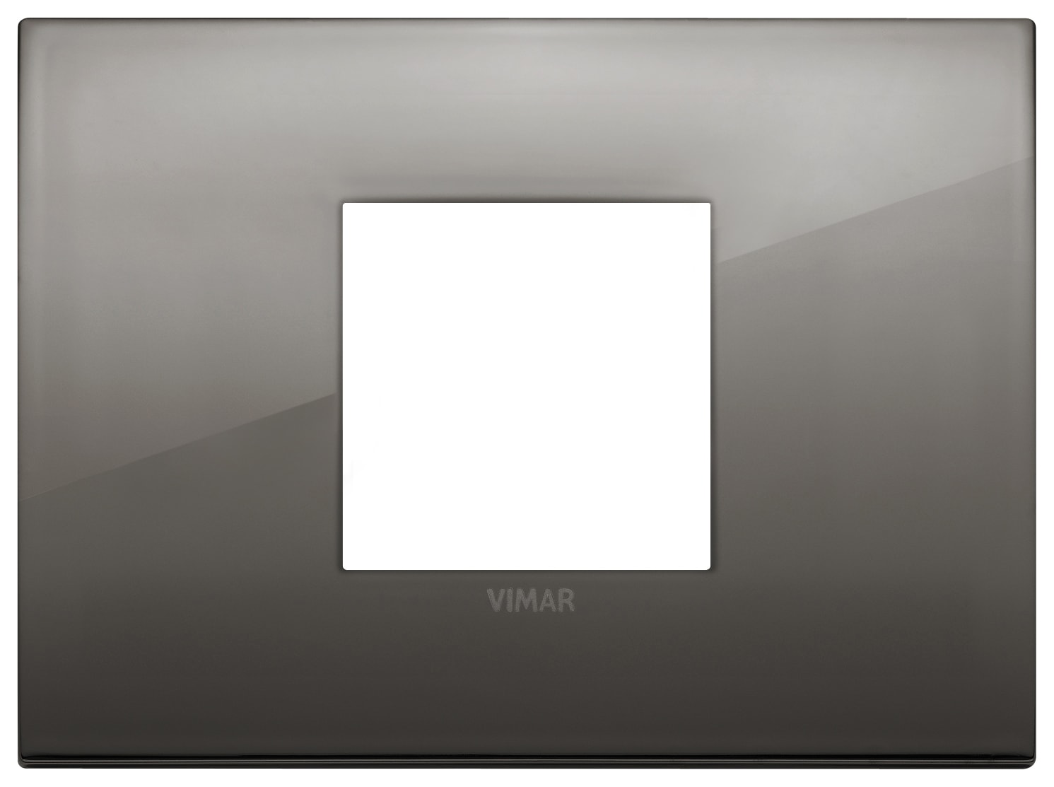 VIMAR SPA VIW19652.09 PLACCA CLASSIC 2M CENTRALI CROMO NERO