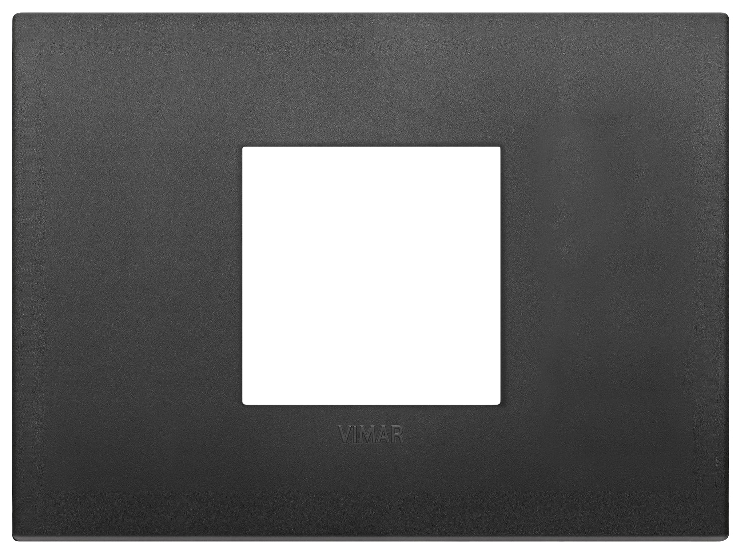 VIMAR S.P.A. - VIW19652.71 PLACCA CLASSIC 2M CENTRALI NERO