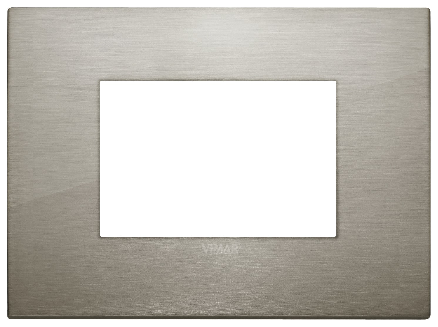 VIMAR SPA VIW19653.08 PLACCA CLASSIC 3M ACCIAIO SPAZZOLATO