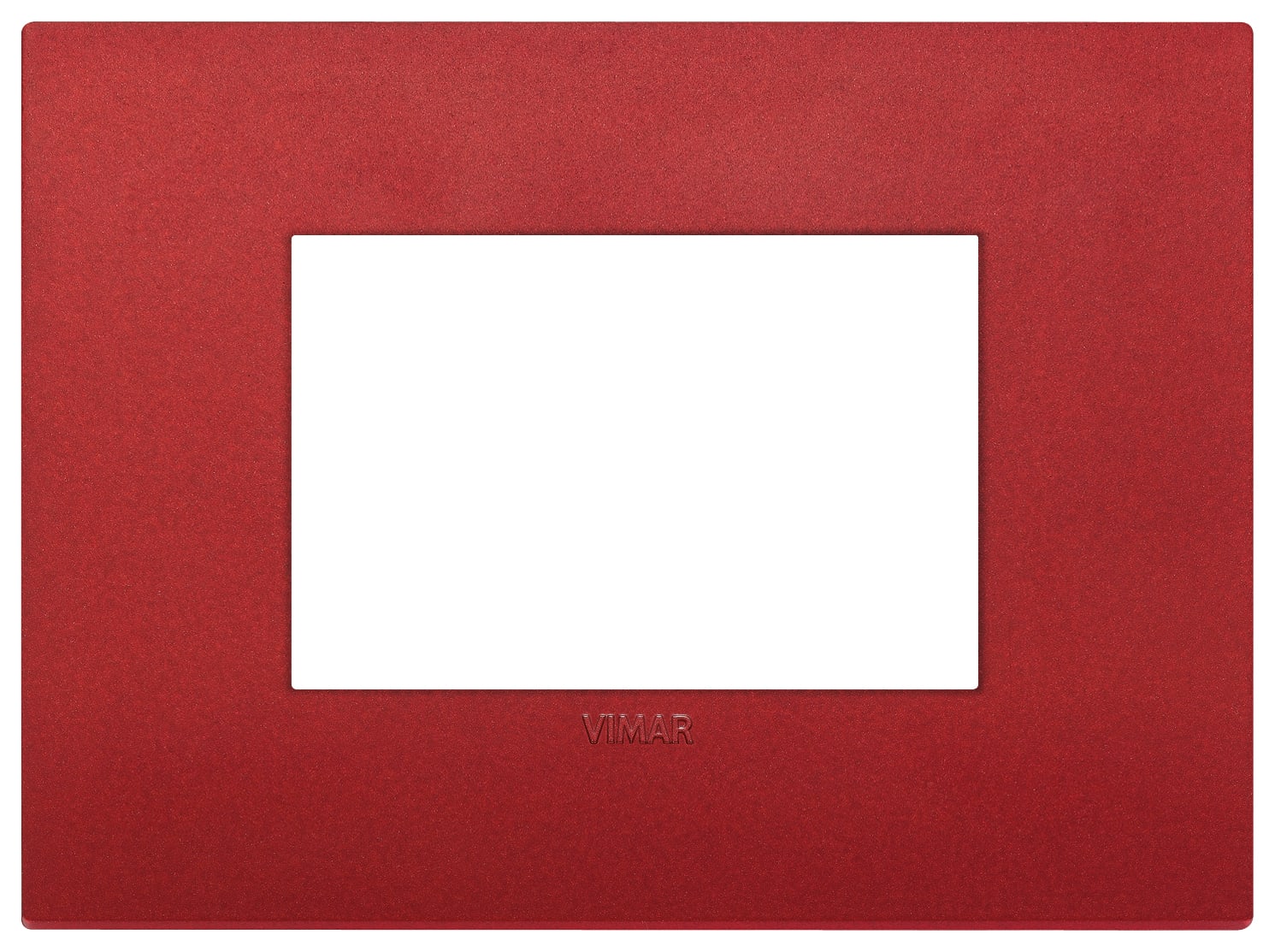 VIMAR S.P.A. - VIW19653.75 PLACCA CLASSIC 3M ROSSO MATT
