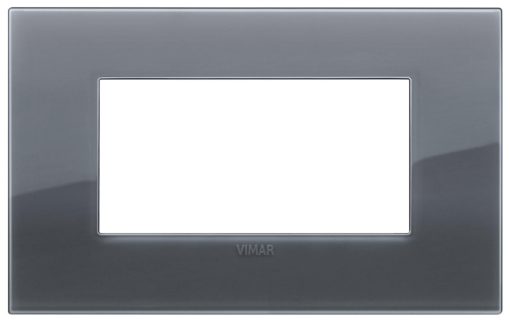 VIMAR S.P.A. - VIW19654.61 PLACCA CLASSIC 4M REFLEX GRIGIO FUME
