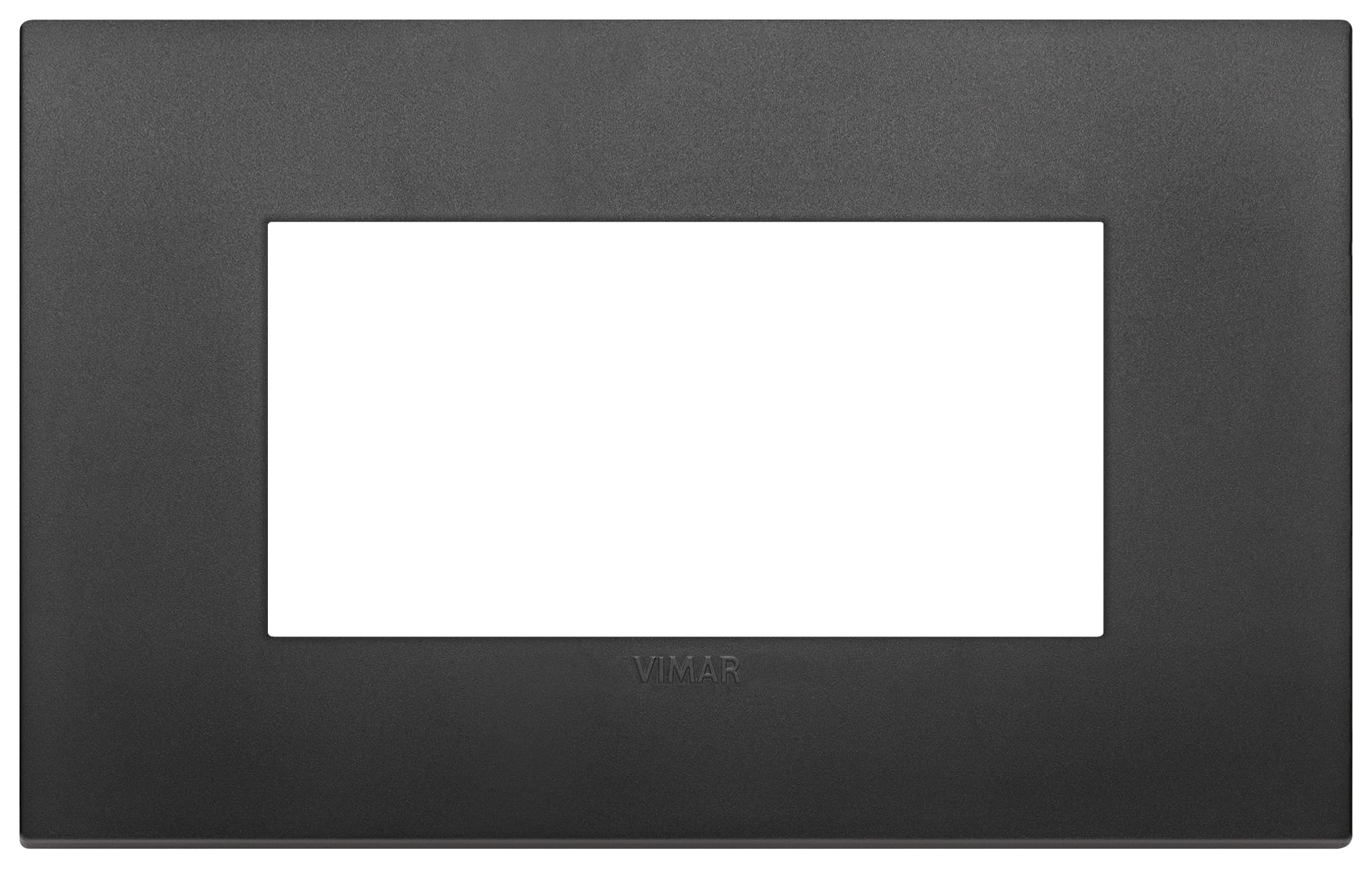 VIMAR S.P.A. - VIW19654.71 PLACCA CLASSIC 4M NERO