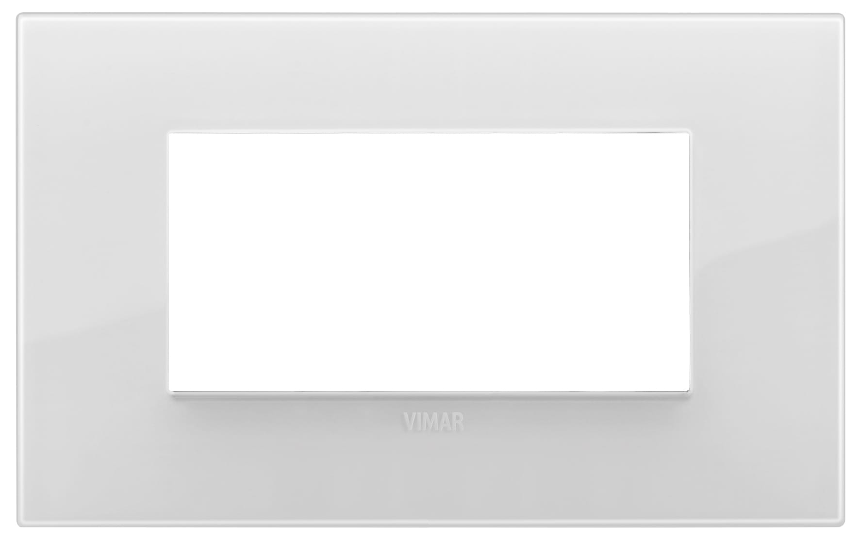 VIMAR S.P.A. - VIW19654.B66 PLACCA CLASSIC 4M REFLEX GHIACCIO T.LOOK