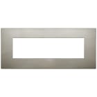 VIMAR SPA - VIW19657.08 PLACCA CLASSIC 7M ACCIAIO SPAZZOLATO
