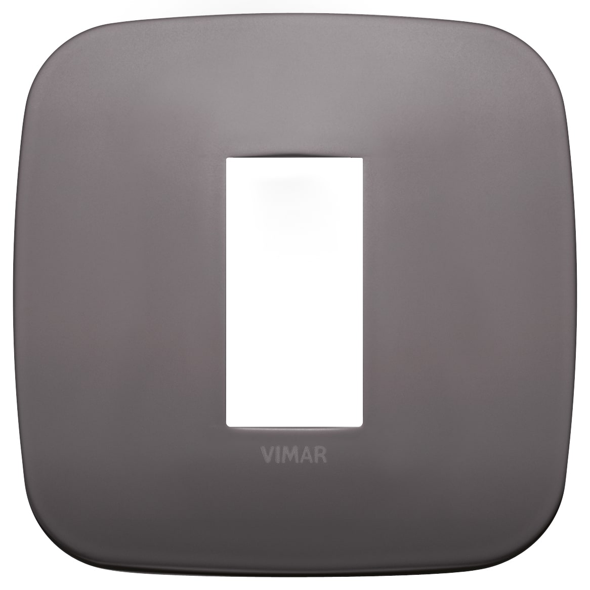 VIMAR SPA VIW19671.29 PLACCA ROUND 1M NICHEL DARK