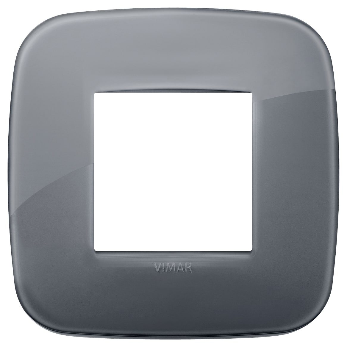 VIMAR SPA VIW19672.61 PLACCA ROUND 2M REFLEX GRIGIO FUME