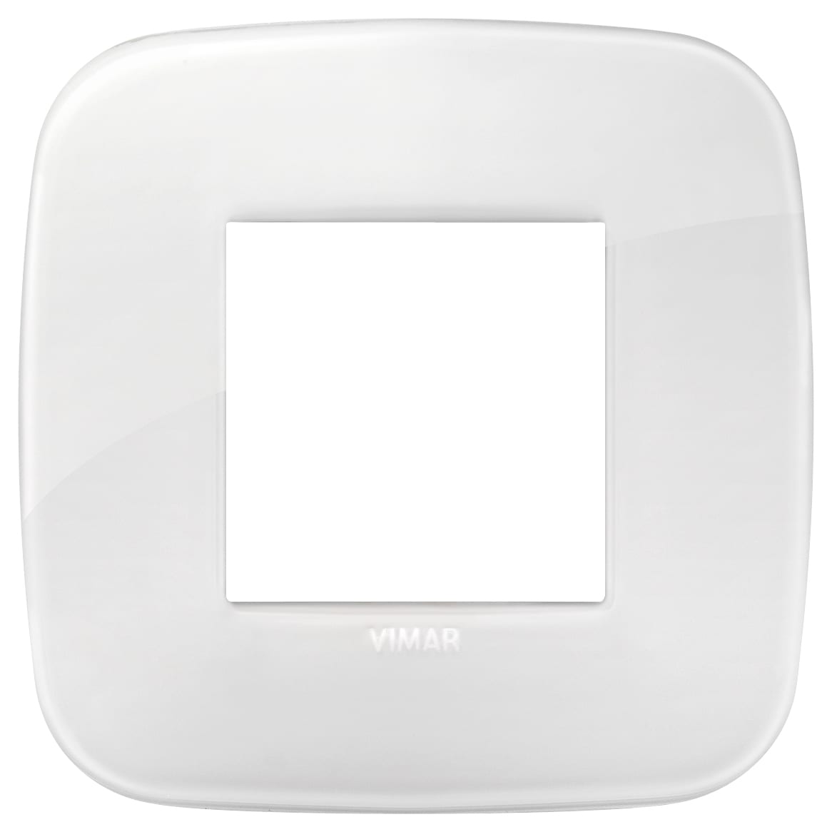 VIMAR SPA VIW19672.66 PLACCA ROUND 2M REFLEX GHIACCIO