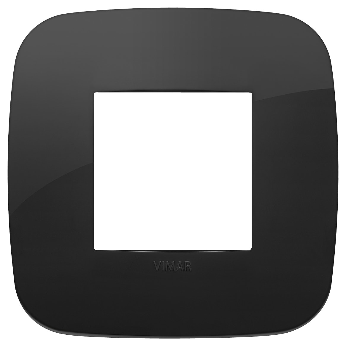 VIMAR SPA VIW19672.81 PLACCA ROUND 2M NERO