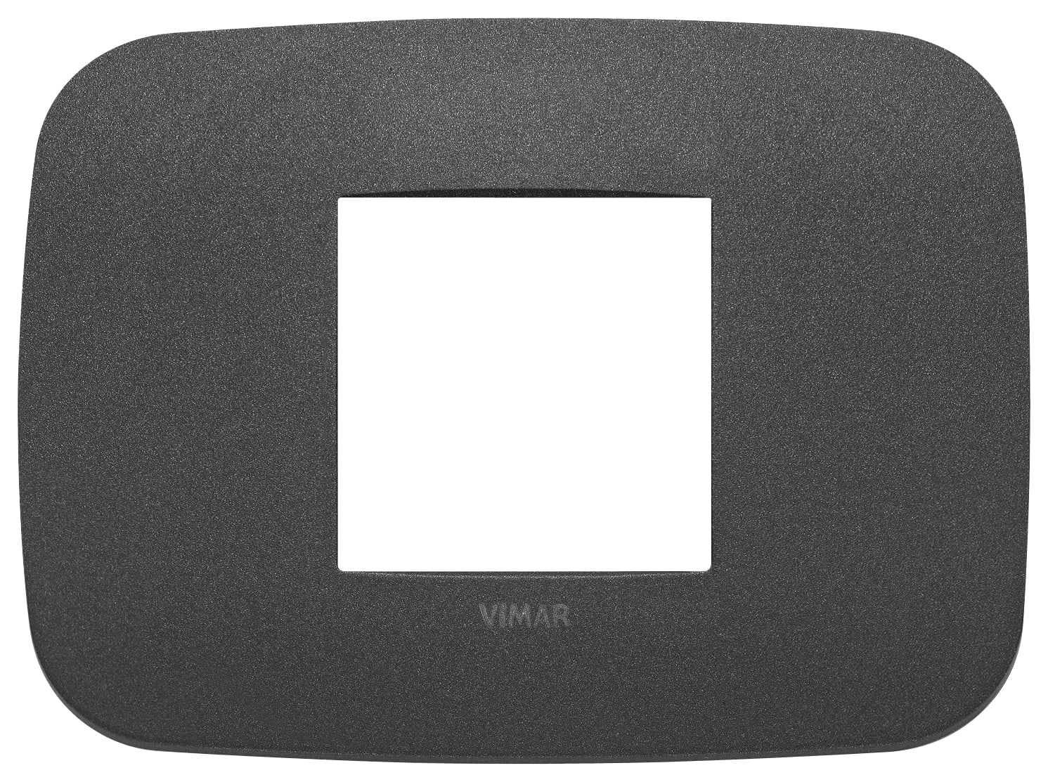 VIMAR SPA VIW19682.21 PLACCA ROUND 2M CENTRALI GRAFITE MATT