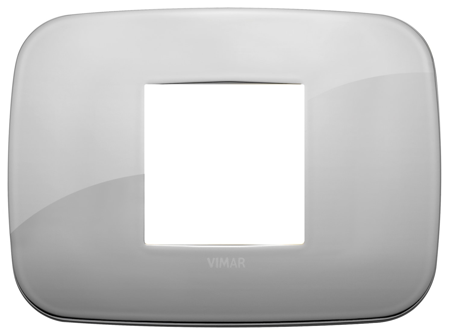 VIMAR SPA VIW19682.28 PLACCA ROUND 2M CENTRALI CROMO