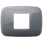 VIMAR SPA - VIW19682.61 PLACCA ROUND 2M CENTR REFLEX GRIGIO FUME