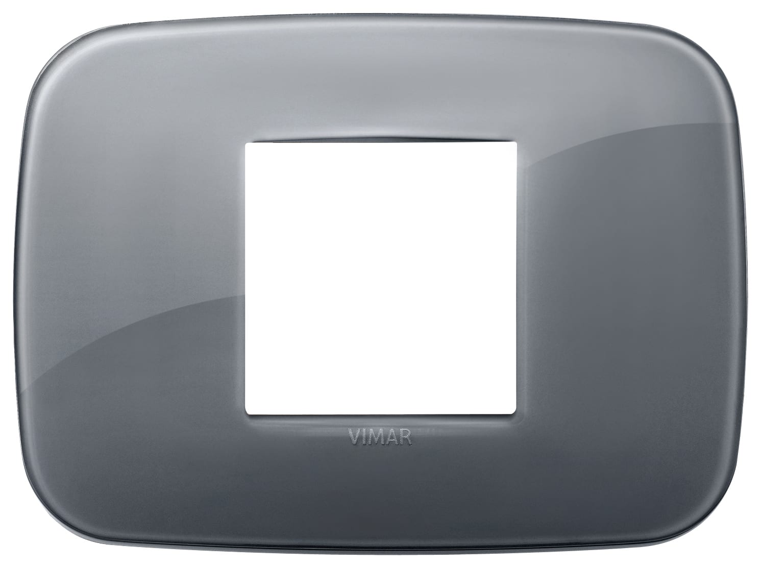 VIMAR SPA VIW19682.61 PLACCA ROUND 2M CENTR REFLEX GRIGIO FUME