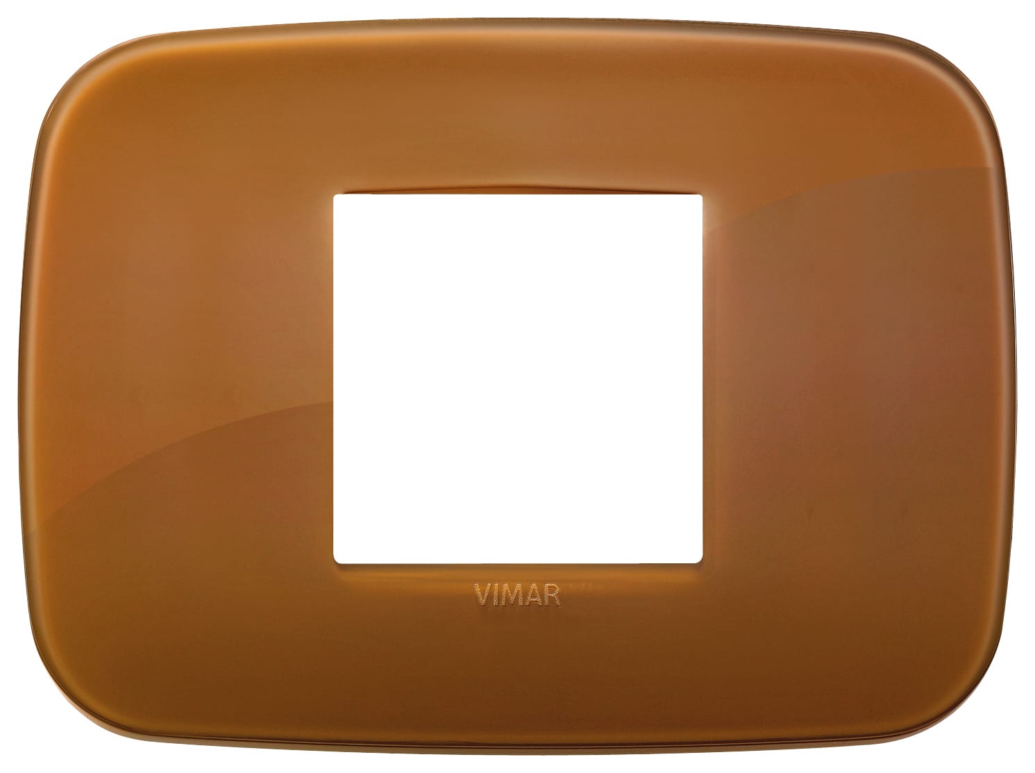 VIMAR SPA VIW19682.62 PLACCA ROUND 2M CENTRALI REFLEX CARAMEL