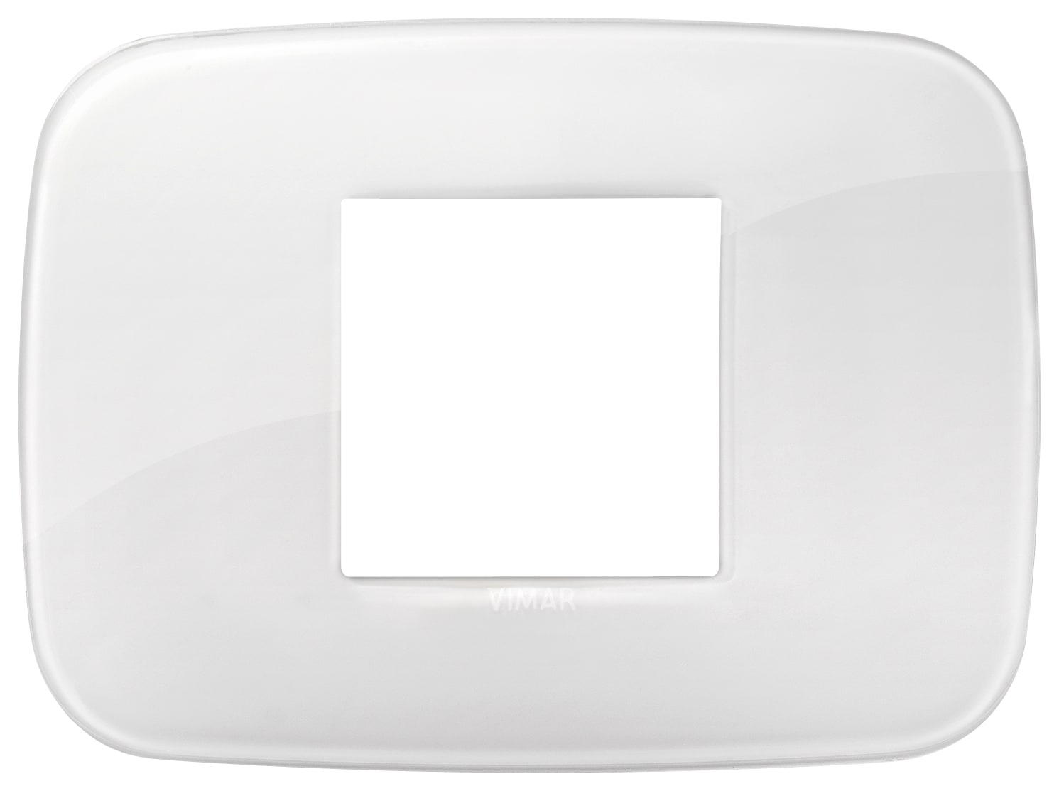 VIMAR SPA VIW19682.66 PLACCA ROUND 2M CENTRALI REFLEX GHIACCIO