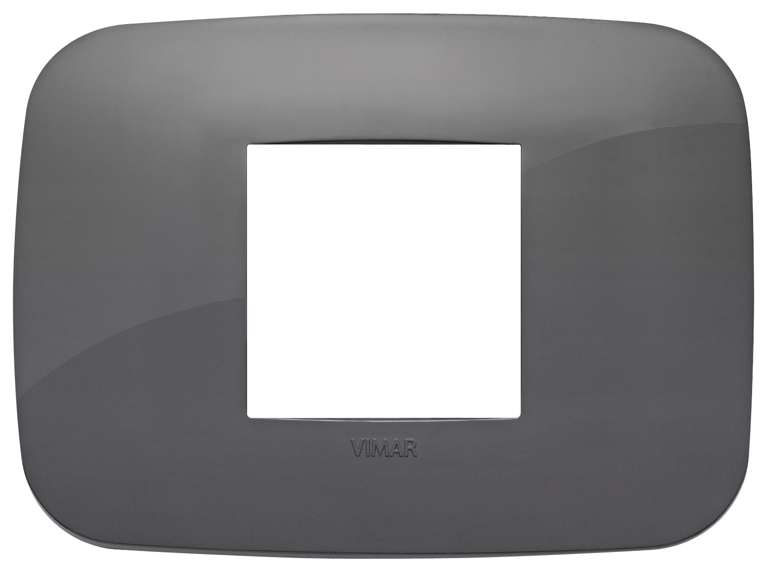 VIMAR SPA VIW19682.82 PLACCA ROUND 2M CENTRALI GRIGIO