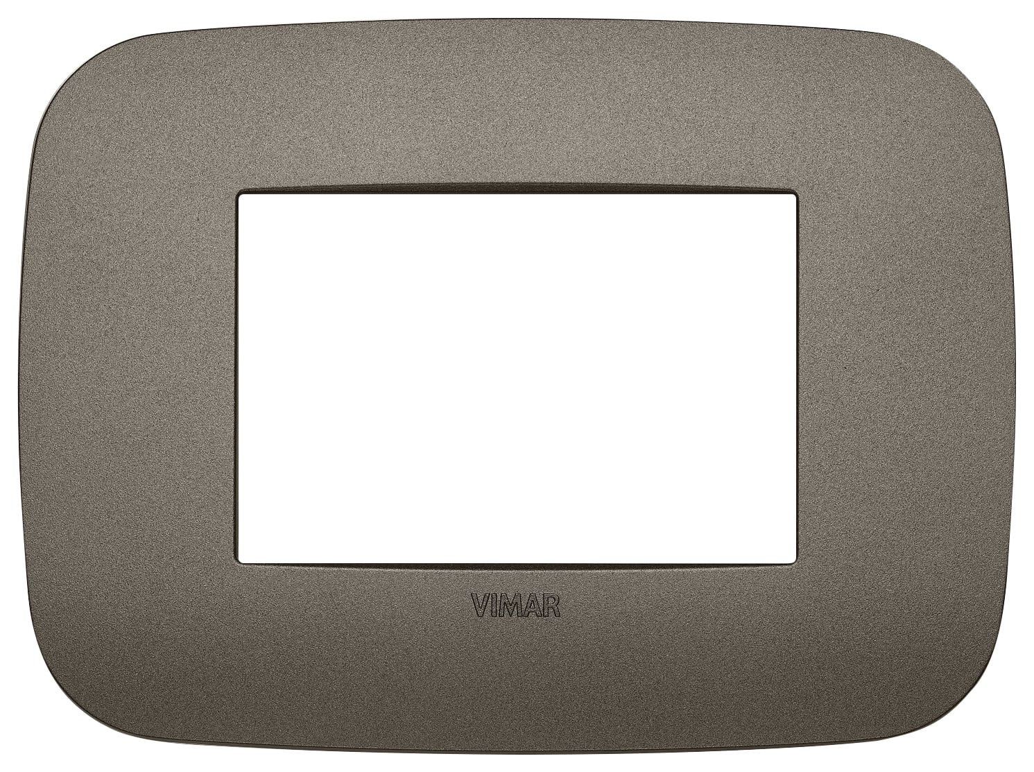 VIMAR S.P.A. - VIW19683.80 Placca Round 3M Metal