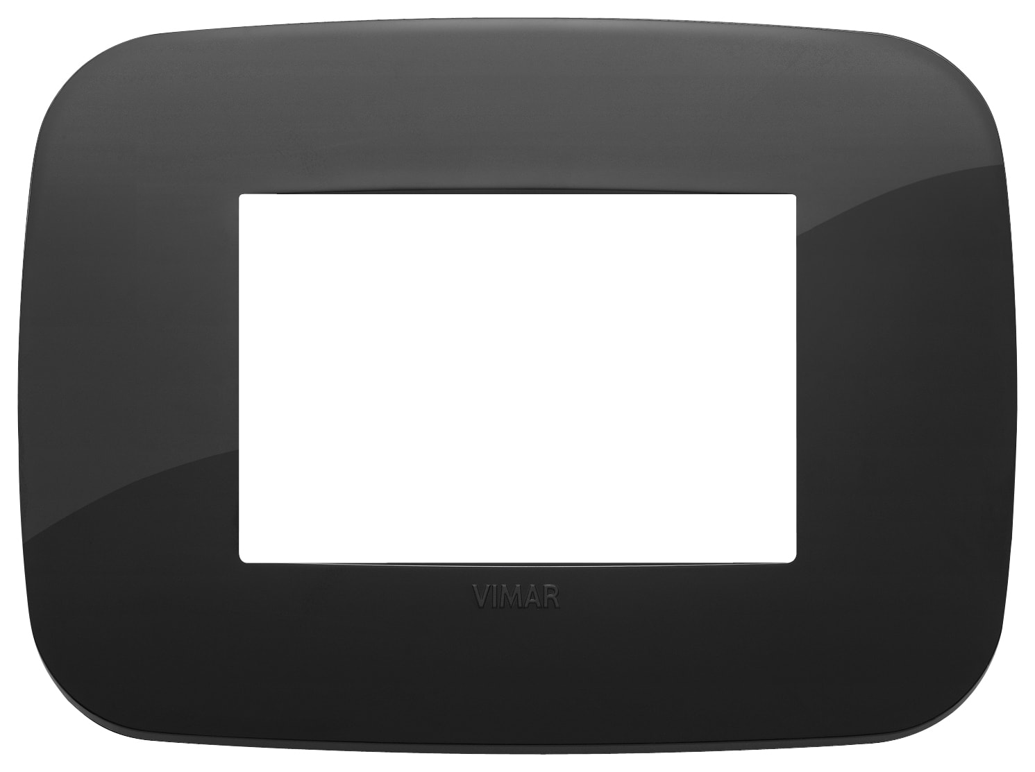 VIMAR S.P.A. - VIW19683.81 PLACCA ROUND 3M NERO