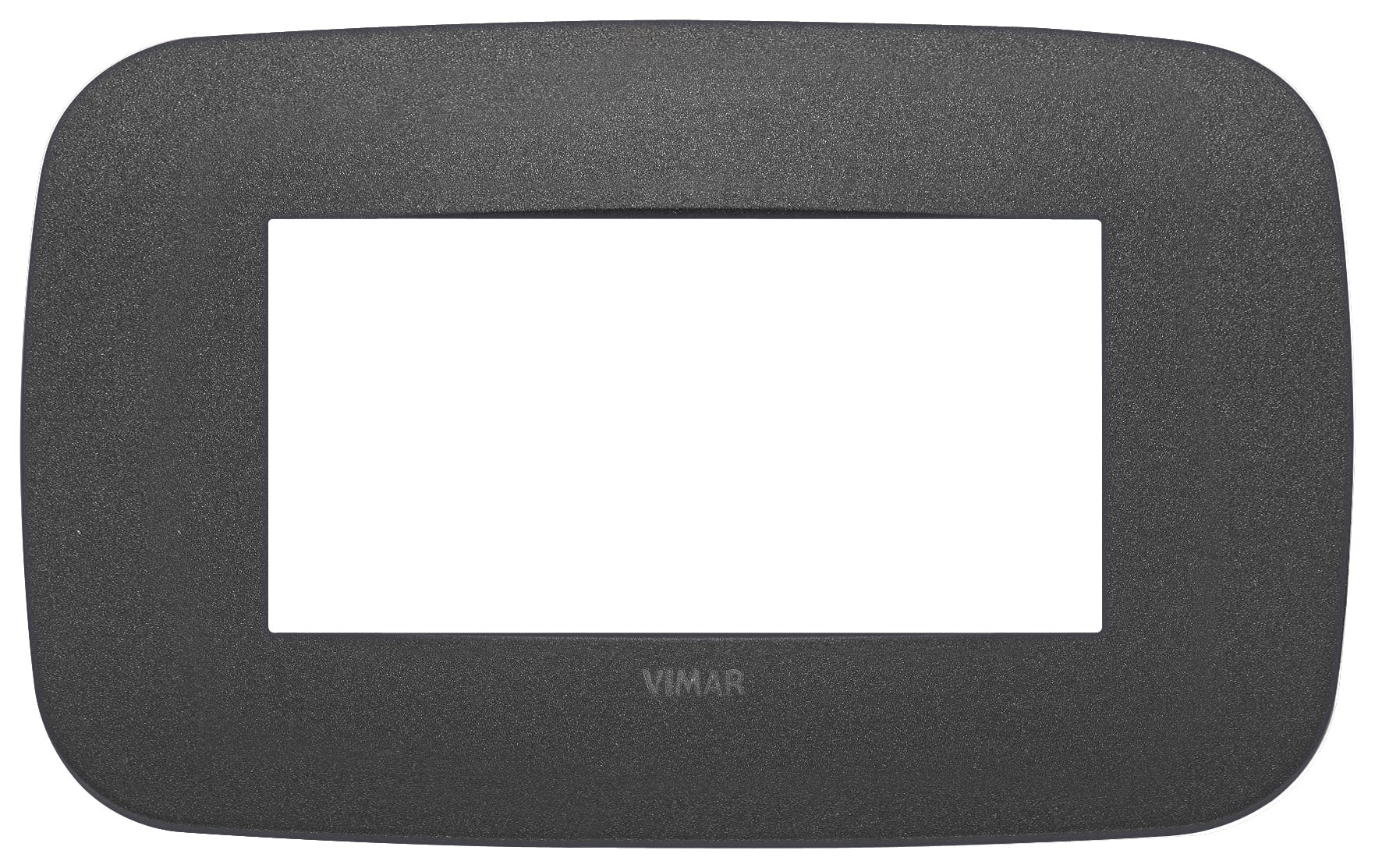VIMAR S.P.A. - VIW19684.21 PLACCA ROUND 4M GRAFITE MATT