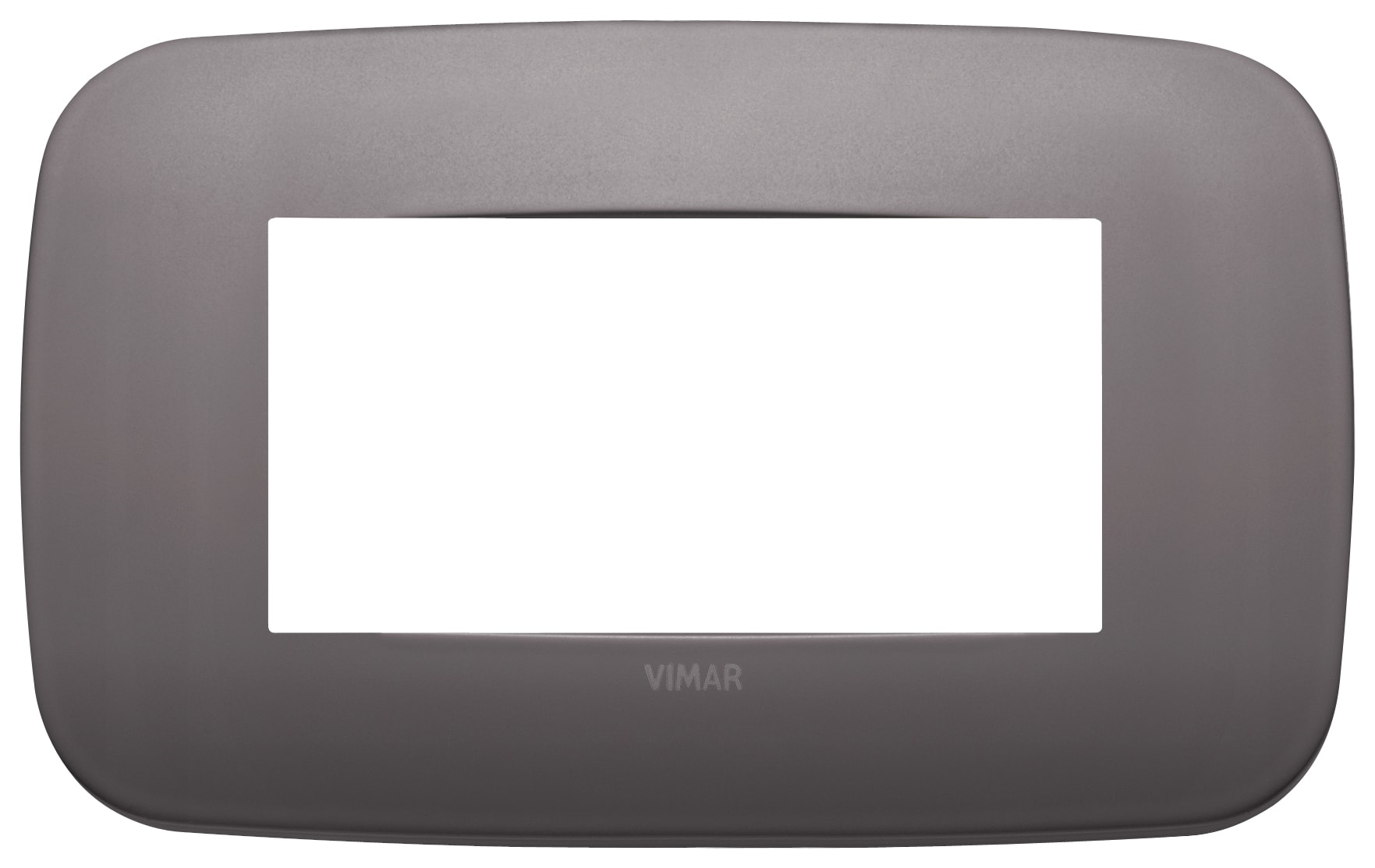 VIMAR SPA VIW19684.29 PLACCA ROUND 4M NICHEL DARK