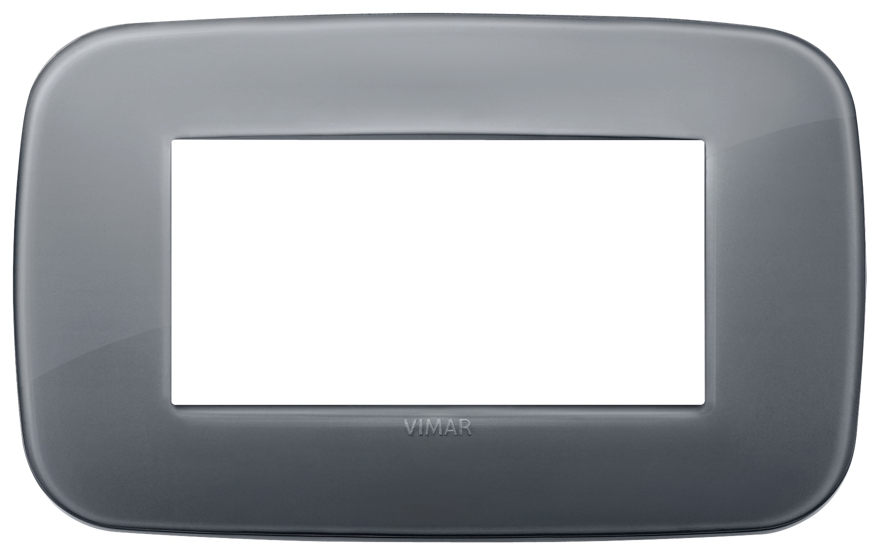 VIMAR SPA VIW19684.61 PLACCA ROUND 4M REFLEX GRIGIO FUME