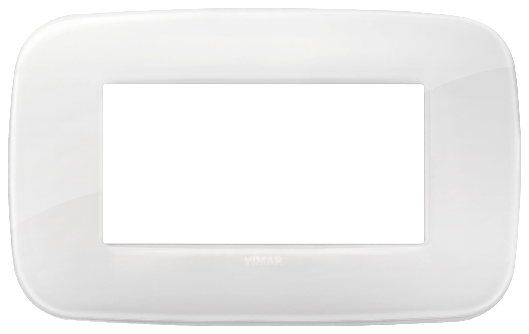 VIMAR S.P.A. - VIW19684.66 PLACCA ROUND 4M REFLEX GHIACCIO