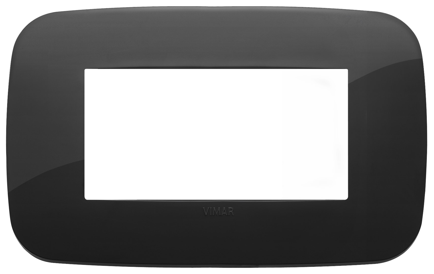VIMAR S.P.A. - VIW19684.81 PLACCA ROUND 4M NERO