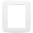 VIMAR SPA - VIW19698.B26 PLACCA ROUND 8M POLAR MATT TOTAL LOOK